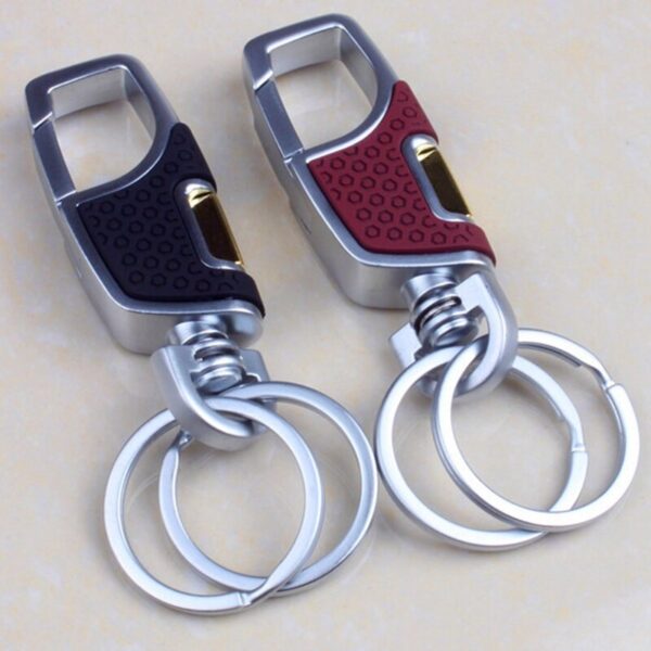 Double Switch Keychain Metal